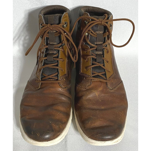 Timberland Rugged Defender ReBOTL Brown Leather Ankle Boots Size 10 Waterproof main image 7